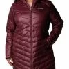 Columbia Women Red Full Sleeve Joy Peak Mid Jacket -Columbia Shop 078d834WR8569 671 1