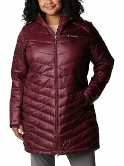 Columbia Women Red Full Sleeve Joy Peak Mid Jacket