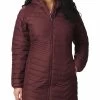 Columbia Women Maroon Powder Lite Mid Jacket -Columbia Shop 0b34ae3WK0034 671 1