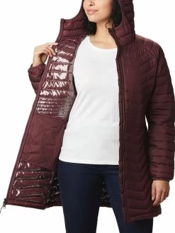 Columbia Women Maroon Powder Lite Mid Jacket -Columbia Shop 0b34ae3WK0034 671 3