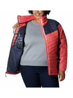 Columbia Women Red Full Sleeve Powder Lite II Full Zip Jacket -Columbia Shop 105e834WL0762 614 4