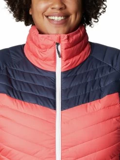 Columbia Women Red Full Sleeve Powder Lite II Full Zip Jacket -Columbia Shop 105e834WL0762 614 5