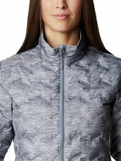 Columbia Women Grey Full Sleeve Delta Ridge Down Jacket -Columbia Shop 126d834WR0259 032 4