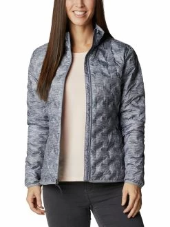 Columbia Women Grey Full Sleeve Delta Ridge Down Jacket -Columbia Shop 126d834WR0259 032 6