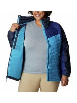 Columbia Women Blue Full Sleeve Powder Lite II Full Zip Jacket -Columbia Shop 1838834WL0762 422 4