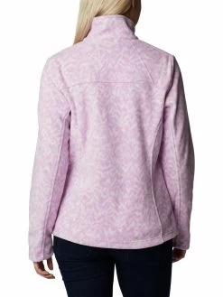 Columbia Women Purple Full Sleeve Fast Trek Printed Jacket -Columbia Shop 1d08834ER1012 572 3