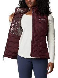 Columbia Women Wine Delta Ridge Down Vest -Columbia Shop 1f90ae3WK0759 671 2
