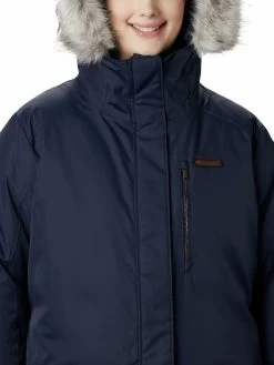 Columbia Women Blue Full Sleeve Suttle Mountain Long Insulated Jacket -Columbia Shop 22e4834WR0885 472 6