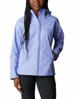 Columbia Women Purple Evaporation Rain Jacket