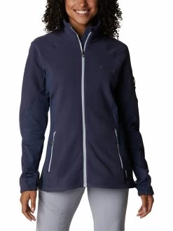 Columbia Women Blue Titan Pass 2 Ii Fleece Jackets