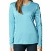 Columbia Women Blue Full Sleeve Hike Ls Shirt -Columbia Shop 371e834AR0893 422 1