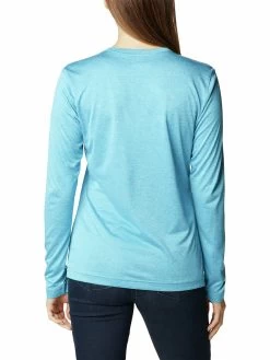 Columbia Women Blue Full Sleeve Hike Ls Shirt -Columbia Shop 371e834AR0893 422 3