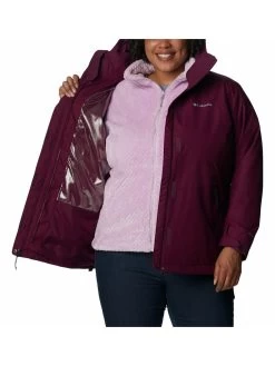 Columbia Women Red Full Sleeve Bugaboo II Fleece Interchange Jacket -Columbia Shop 3b34834WR0919 616 3
