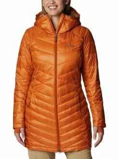 Columbia Women Orange Full Sleeve Joy Peak Mid Jacket