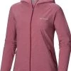 Columbia Women Red Heather Canyon Softshell Jacket
