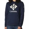 Columbia Womens Navy Blue Blended Fabric Full Sleeve Hoodie Sweatshirt -Columbia Shop 41b775dAL9594 465 1
