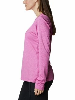 Columbia Women Pink Full Sleeve Hike Ls Shirt -Columbia Shop 43cc834AR0893 665 5