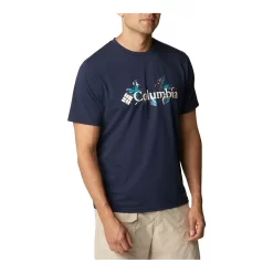 Columbia SUN TREK GRAPHIC - Funktionsshirt - Männer - Collegiate Navy/tropical Graphic -Columbia Shop 4701675 13790726 thickbox