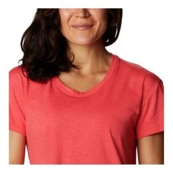Columbia SUN TREK - Funktionsshirt - Frauen - Red Hibiscus Heather -Columbia Shop 4701705 16336741 thickbox