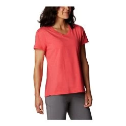 Columbia SUN TREK - Funktionsshirt - Frauen - Red Hibiscus Heather -Columbia Shop 4701705 16336742 thickbox