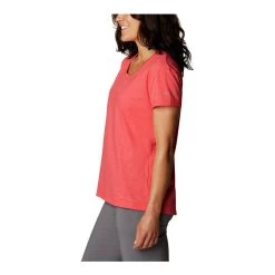 Columbia SUN TREK - Funktionsshirt - Frauen - Red Hibiscus Heather -Columbia Shop 4701705 16336743 thickbox