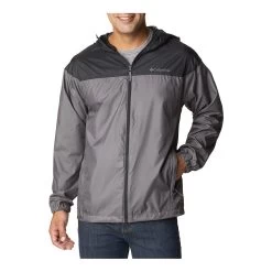 Columbia FLASH CHALLENGER NOVELTY WINDBREAKER - Jacke - Männer - City Grey/black