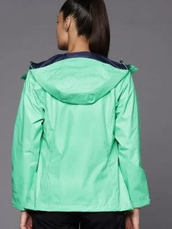Columbia Womens Green Polyester Full Sleeve Arcadia II Rain Jacket -Columbia Shop 49b7a66RR2436 363 5