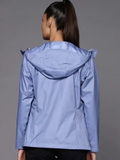 Columbia Womens Blue Polyester Full Sleeve Arcadia II Rain Jacket -Columbia Shop 49b7a66RR2436 458 2