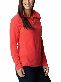 Columbia Women Red Glacial Iv 44593 Zip Sweatshirts -Columbia Shop 49eaae3AK1131 676 3