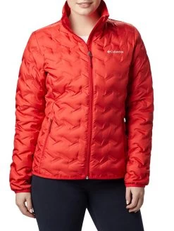 Columbia Women Red Delta Ridge Down Jacket