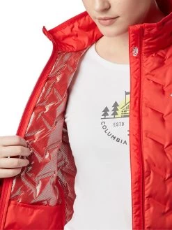 Columbia Women Red Delta Ridge Down Jacket -Columbia Shop 4e52ae3WK0259 658 4