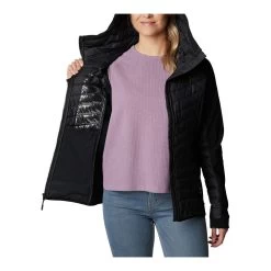 Columbia POWDER LITE HYBRID - Winterjacke - Frauen - Black -Columbia Shop 5267872 15393923 thickbox