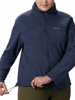 Columbia Womens Blue Color Polyester Fabric Full Sleeve Fast Trek Ii Jacket -Columbia Shop 529cac2ER6081 591 2