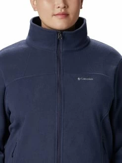 Columbia Womens Blue Color Polyester Fabric Full Sleeve Fast Trek Ii Jacket -Columbia Shop 529cac2ER6081 591 4