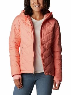 Columbia Womens Orange Color Polyester Fabric Full Sleeve Heavenly Hdd Jacket -Columbia Shop 529cac2WL0010 879 2