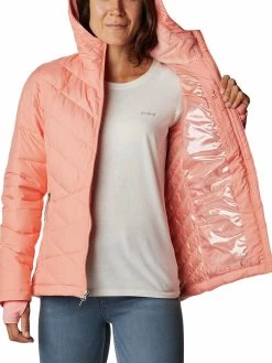 Columbia Womens Orange Color Polyester Fabric Full Sleeve Heavenly Hdd Jacket -Columbia Shop 529cac2WL0010 879 6