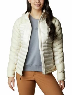 Columbia Women White Full Sleeve Labyrinth Loop Hooded Jacket -Columbia Shop 5310834WR4228 191 6
