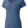 Columbia Women Blue Tuk Mountain Women Short Sleeve T-Shirt -Columbia Shop 58fcae3AK1656 508 1