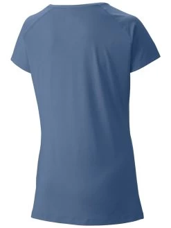 Columbia Women Blue Tuk Mountain Women Short Sleeve T-Shirt -Columbia Shop 58fcae3AK1656 508 2