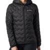 Columbia Women Black Full Sleeve Delta Ridge Down Hooded Jacket -Columbia Shop 5f39834WR0260 010 1