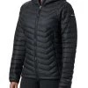 Columbia Women Black Powder Lite Hooded Jacket