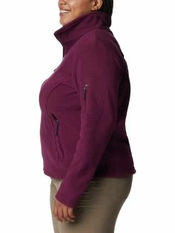 Columbia Women Purple Full Sleeve Fast Trek II Jacket -Columbia Shop 6577834ER6081 617 5