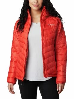 Columbia Women Orange Snow Country Hooded Jacket