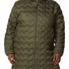 Columbia Women Green Delta Ridge Long Down Jacket -Columbia Shop 734bae3WK0294 397 1