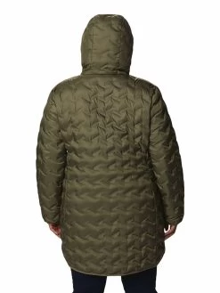 Columbia Women Green Delta Ridge Long Down Jacket -Columbia Shop 734bae3WK0294 397 5