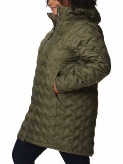 Columbia Women Green Delta Ridge Long Down Jacket -Columbia Shop 734bae3WK0294 397 6