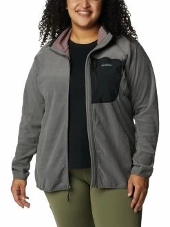 Columbia Women Grey Full Sleeve W Outdoor Tracks Full Zip -Columbia Shop 7866834AR0142 023 5