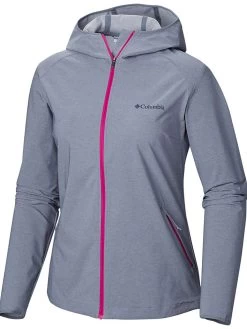 Columbia Women Grey Heather Canyon Softshell Jacket