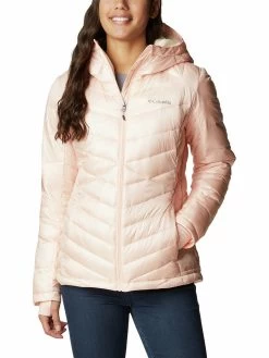 Columbia Women Orange Full Sleeve Joy Peak Hooded Jacket