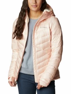 Columbia Women Orange Full Sleeve Joy Peak Hooded Jacket -Columbia Shop 8e89834WR7102 890 4